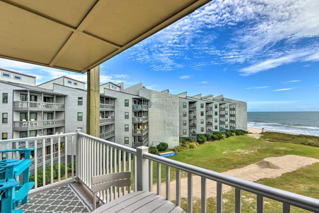 Airy Oceanfront Condo Beach Views And Pool Access! North Topsail Beach Exterior photo