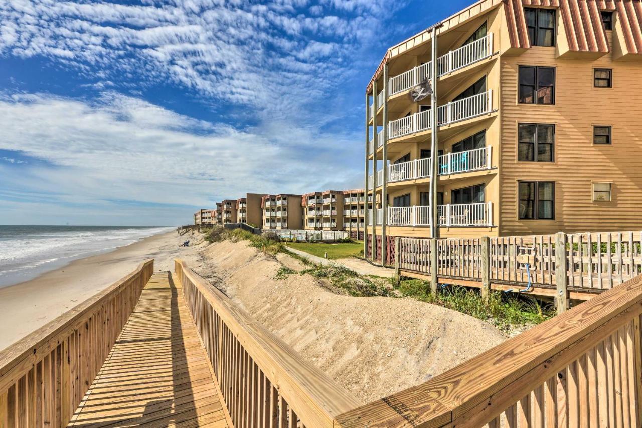 Airy Oceanfront Condo Beach Views And Pool Access! North Topsail Beach Exterior photo