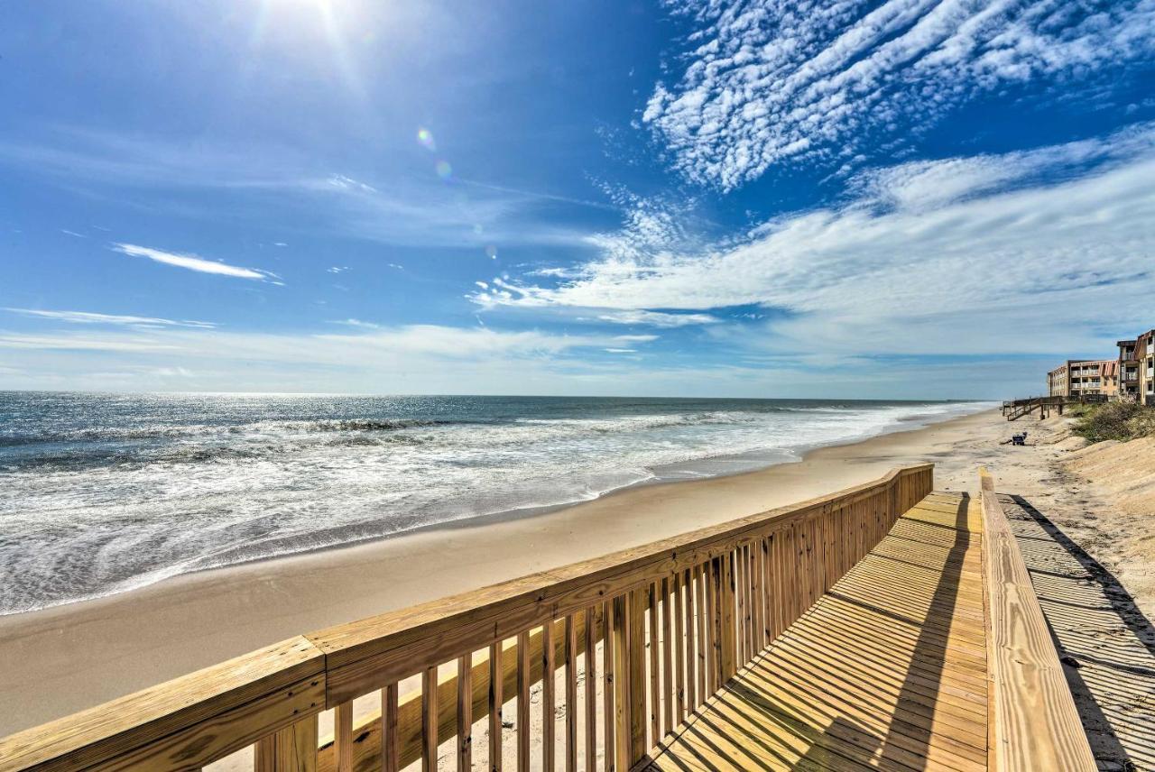 Airy Oceanfront Condo Beach Views And Pool Access! North Topsail Beach Exterior photo